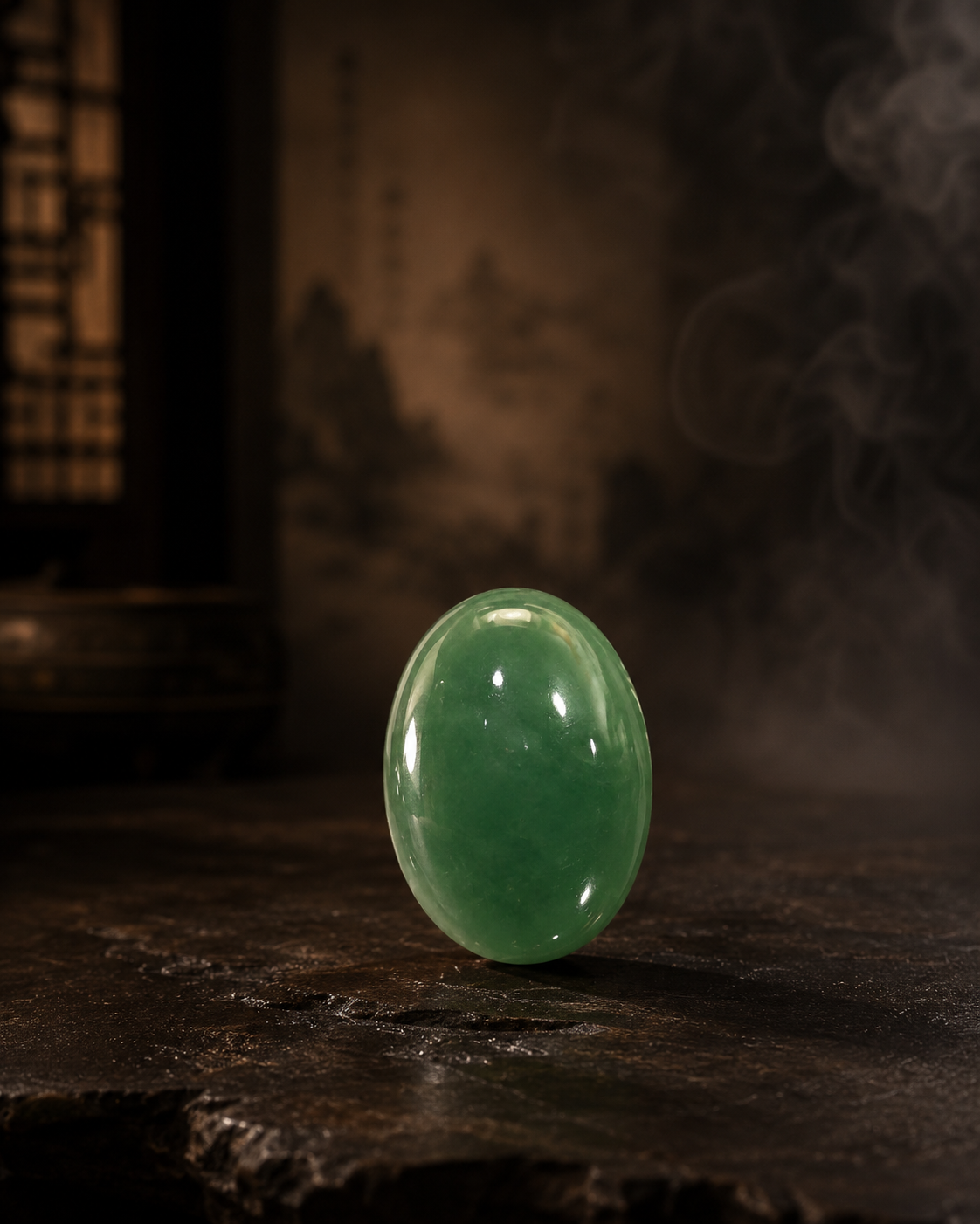 纯天然老玉蛋面